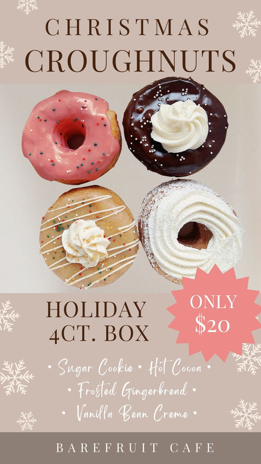 Christmas Croughnut Holiday Box (4ct)